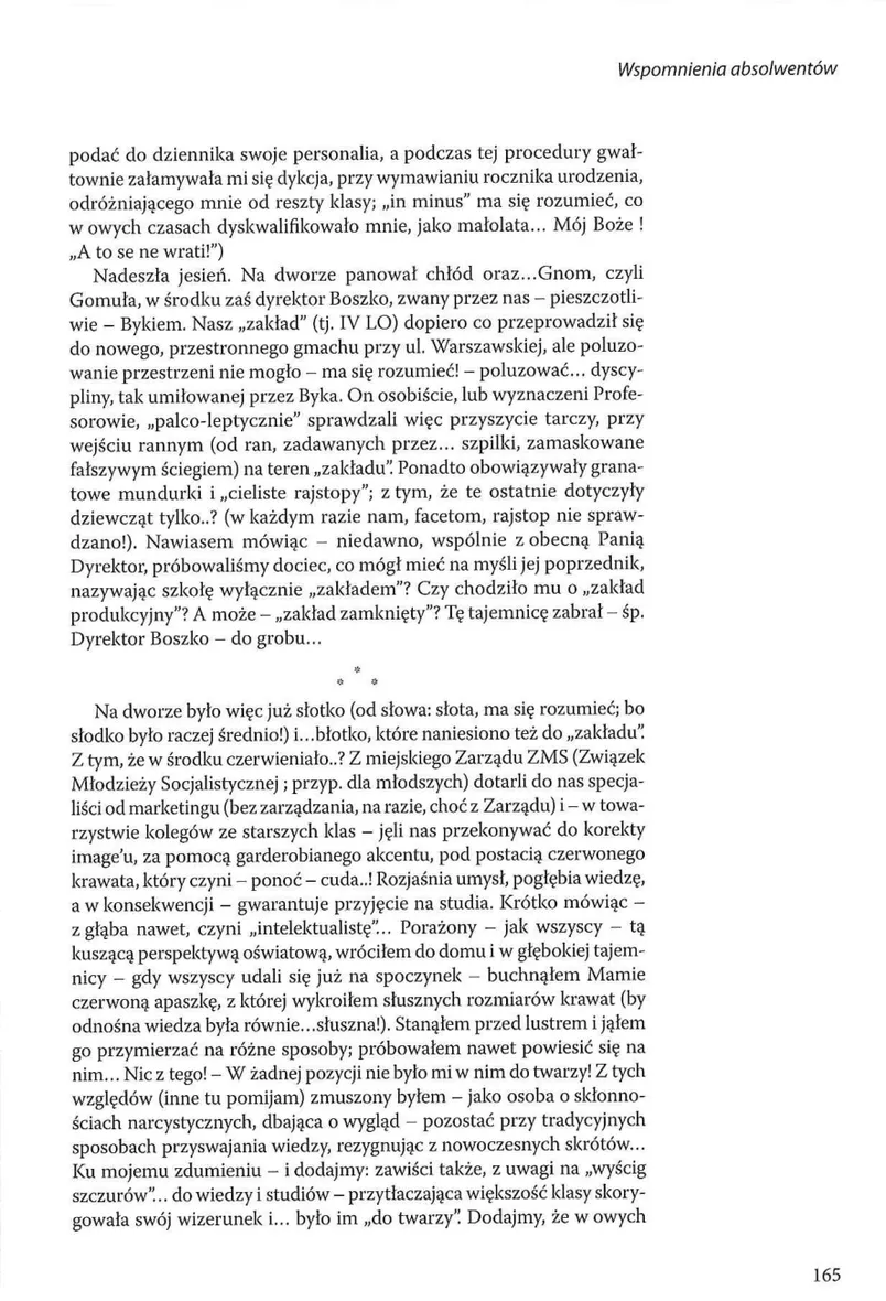 Skan strony 166 z księgi pamiątkowej