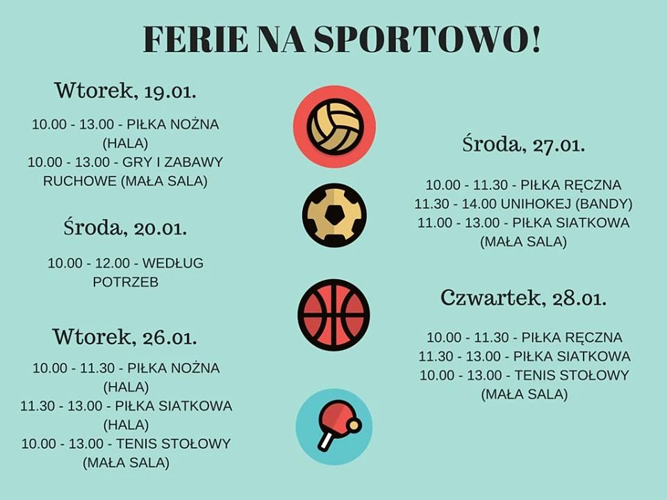 Ferie na sportowo!