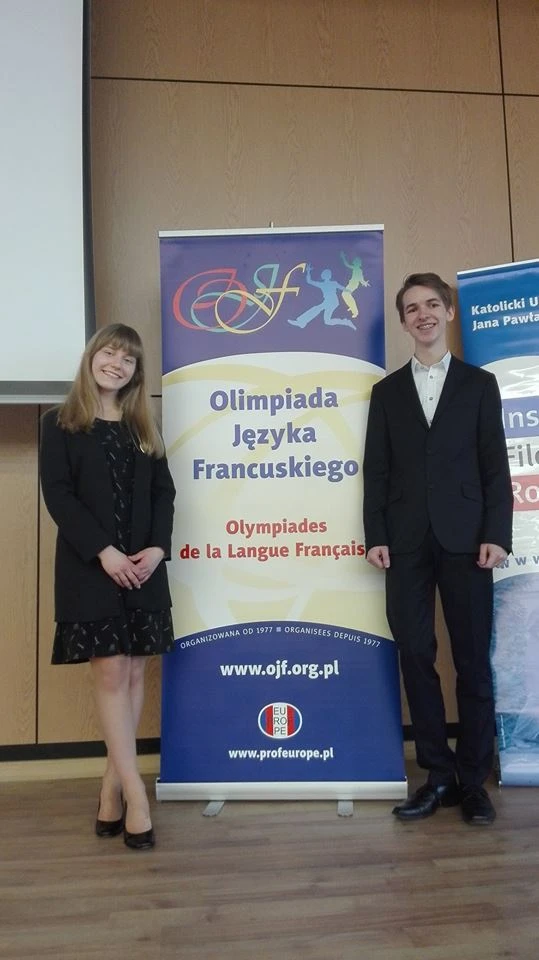 PODWÓJNY SUKCES LICEALISTÓW W FINALE OLIMPIADY JĘZYKA FRANCUSKIEGO!