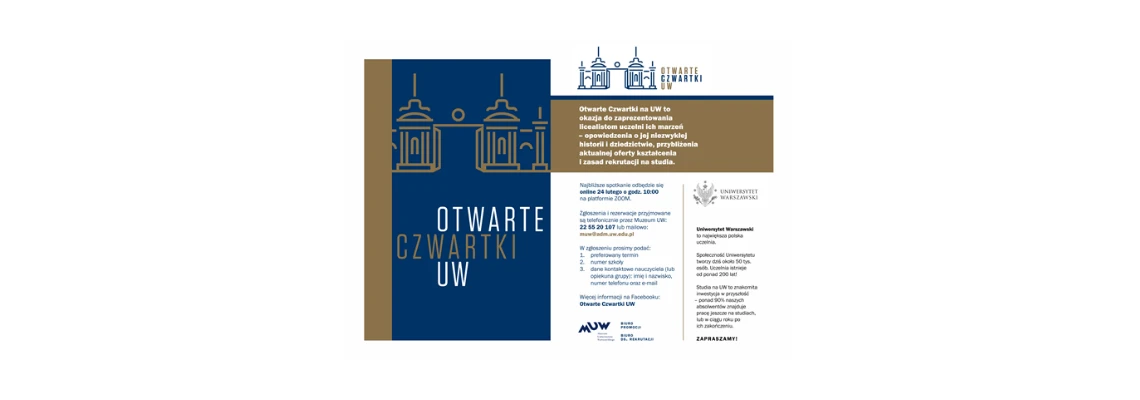 Otwarte czwartki UW