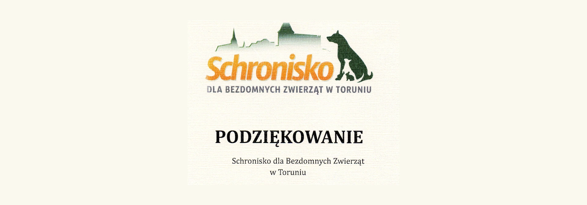 Dary dla Schroniska dla Bezdomnych Zwierząt w Toruniu