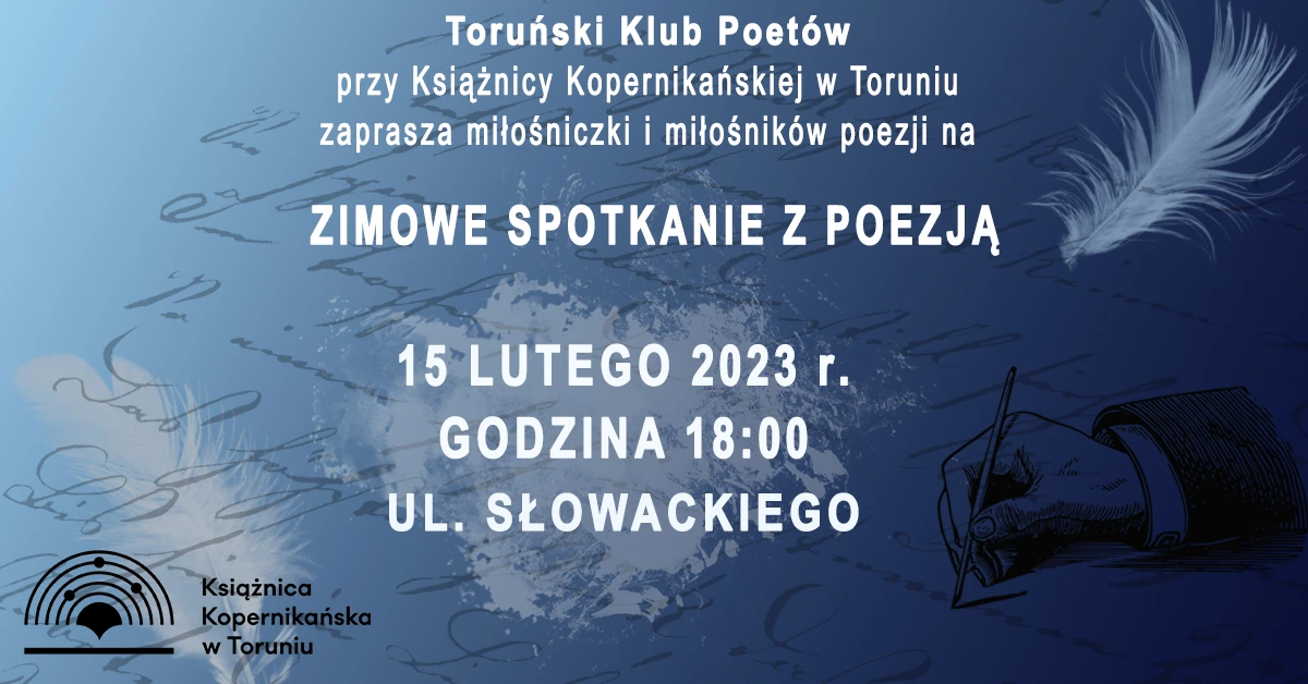 15 LUTEGO: Zimowe spotkanie z poezją