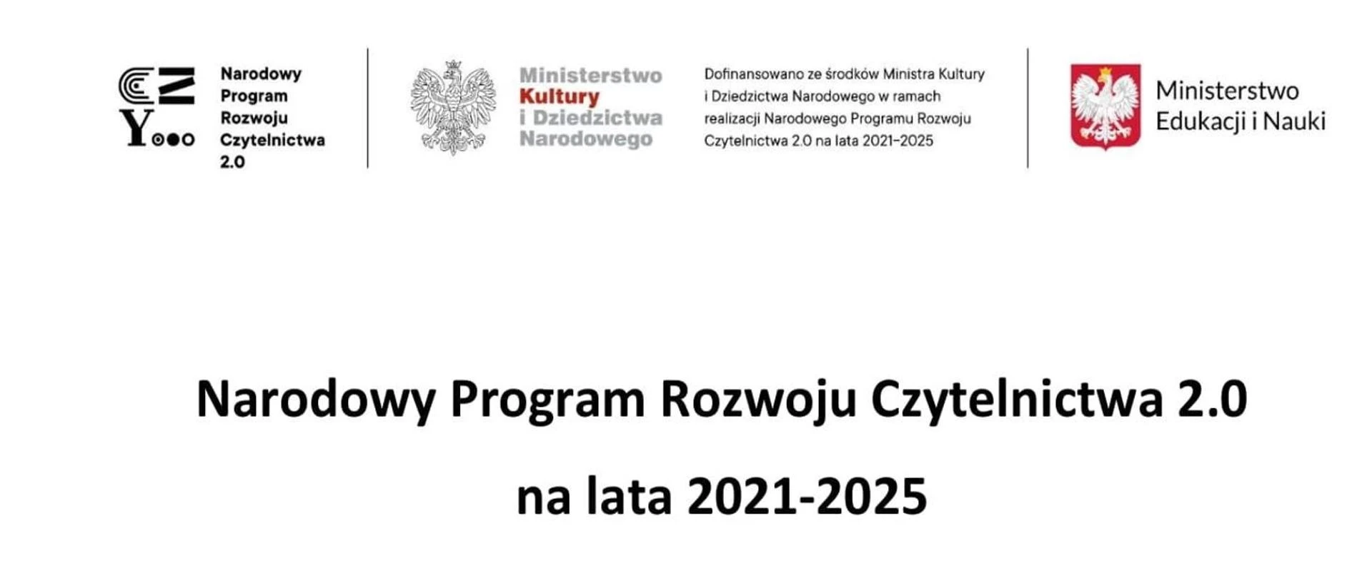 Dofinansowanie w ramach Narodowego Programu Rozwoju Czytelnictwa 2021-2025