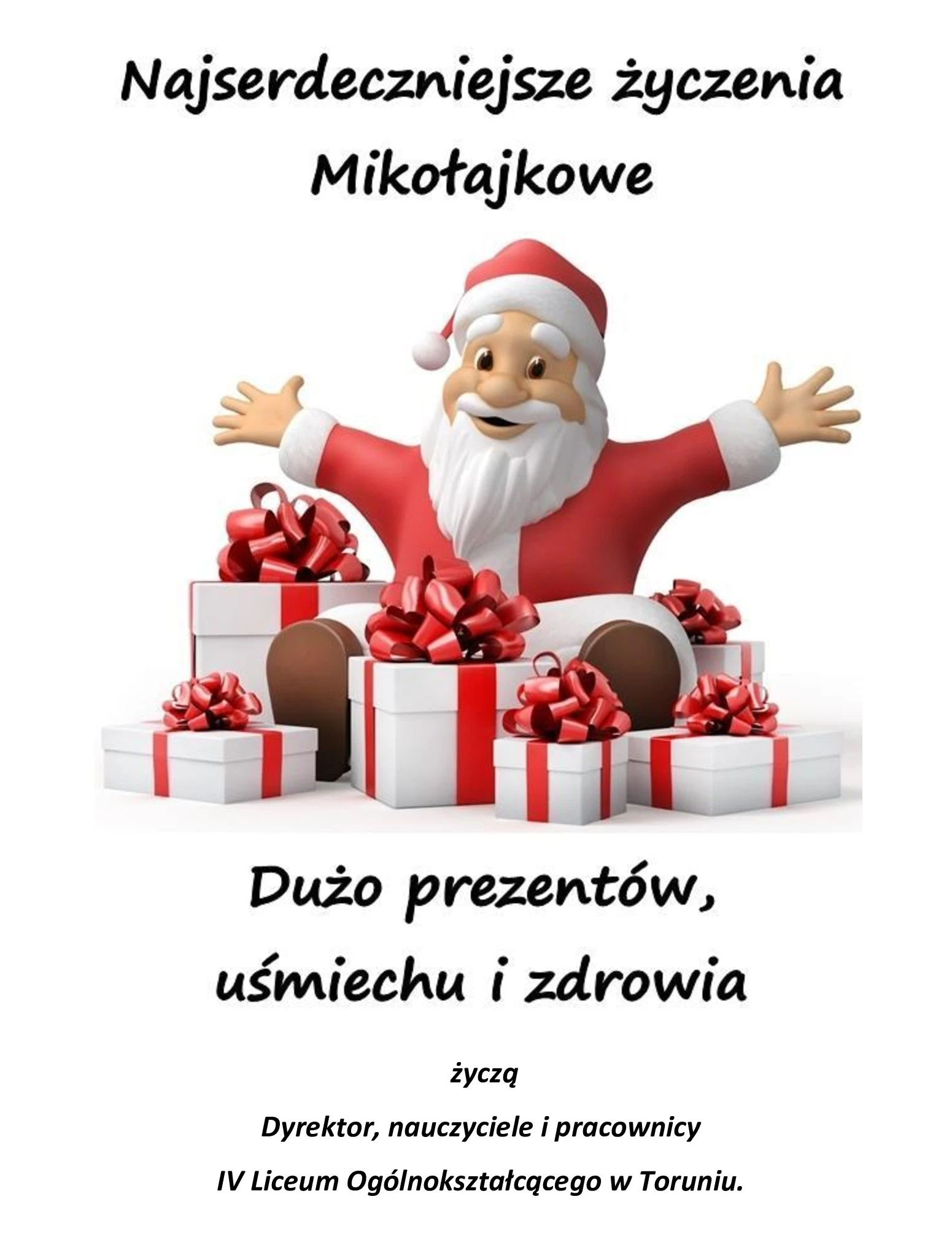 Życzenia Mikołajkowe!!!