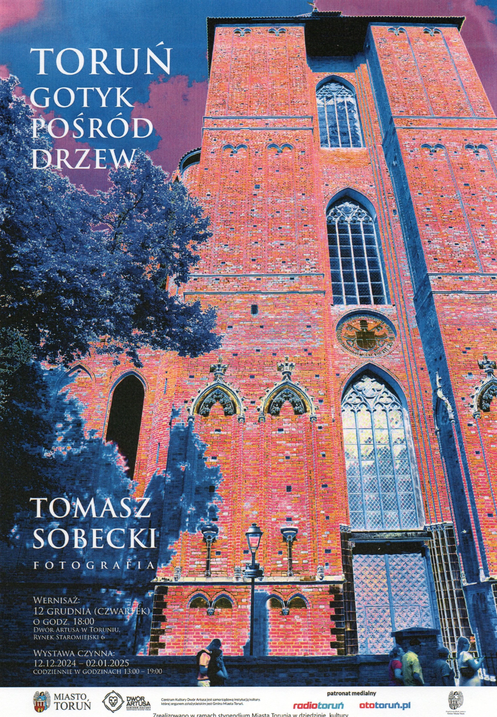 Wystawa "Gotyk pośród drzew" Tomasza Sobeckiego w IV LO