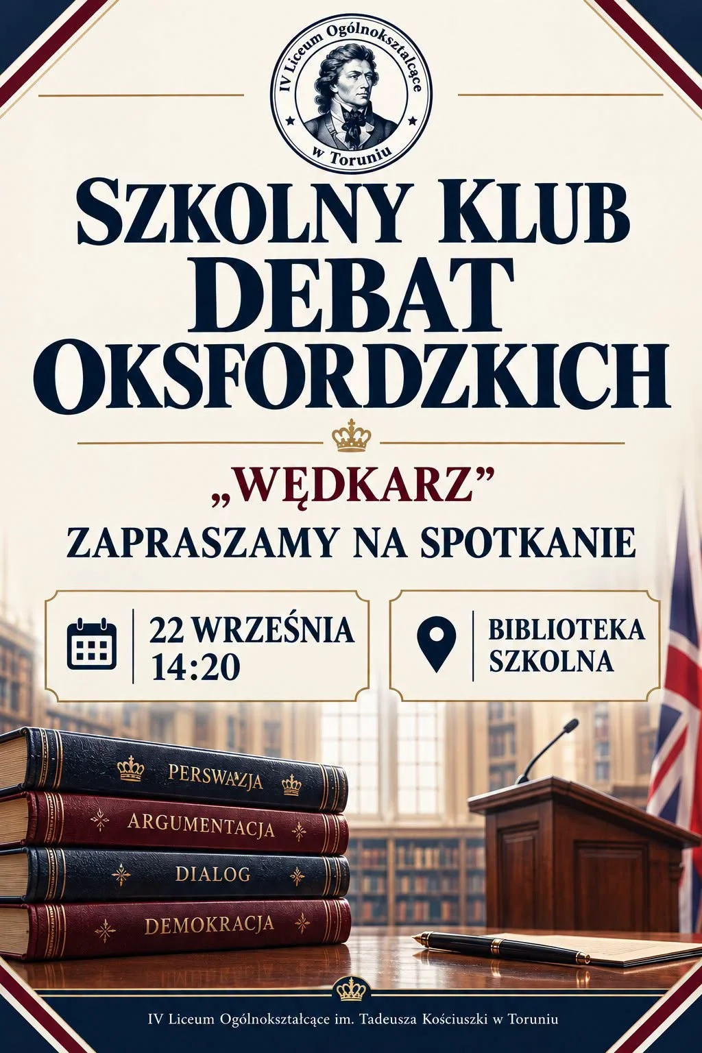 Szkolny Klub Debat Oksfordzkich - nabór 2026