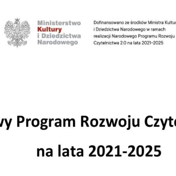 Dofinansowanie w ramach Narodowego Programu Rozwoju Czytelnictwa 2021-2025