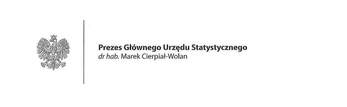 Podziękowania od Prezesa Głównego Urzędu Statystycznego, dr. hab. Marka Cierpiał-Wolana