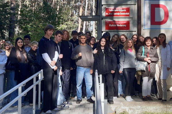 Wizyta uczniów IV LO na Wydziale Medycznym Politechniki Bydgoskiej