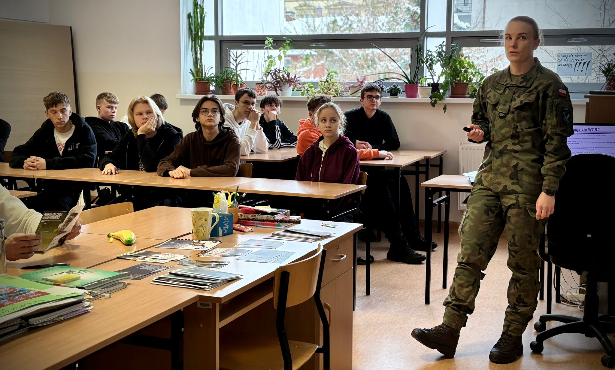Wojskowe Centrum Rekrutacji w IV LO