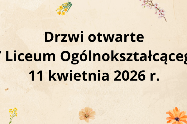 Twoja przyszłość zaczyna się tutaj! Drzwi Otwarte IV LO – 11 kwietnia